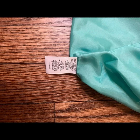 Nanette Lepore blue and green floral strapless dress - Picture 4 of 4